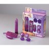 Фиолетовый эротический набор из пластика