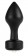 Чёрный анальный плаг Elegant Black - 8,3 см.