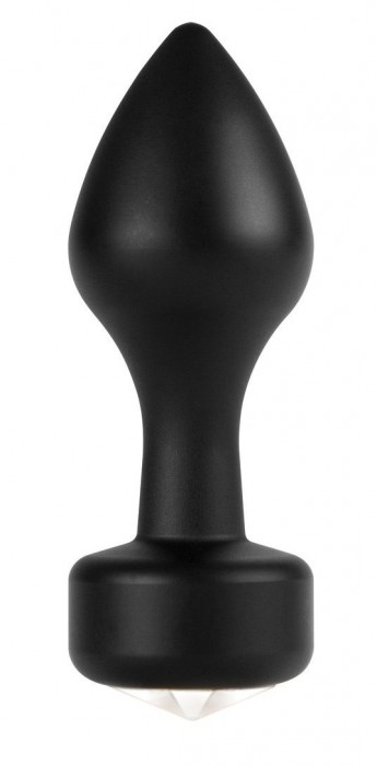 Чёрный анальный плаг Elegant Black - 8,3 см.