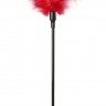 Стек с большим красным пером Large Feather Tickler - 65 см.