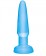 Голубая анальная пробка Beginners Butt Plug - 10,9 см.