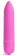 Розовая вибропуля X-Basic Long Bullet-10 speeds - 9 см.