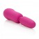 Розовый вибростимулятор с функцией нагрева WARM N GLOW MASSAGER