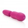 Розовый вибростимулятор с функцией нагрева WARM N GLOW MASSAGER