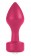 Розовый анальный плаг Elegant Pink - 8,3 см.