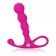 Розовый анальный вибромассажер Embrace Beaded Probes - 9,5 см.