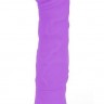 Фиолетовый вибратор-ротатор KING - 22,6 см.