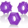 Набор из 3 колец на пенис Reversible Ring Set