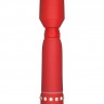 Красный массажер CRYSTAL FLEX MASSAGER - 17,5 см.