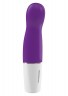 Фиолетовый мини-вибратор D3 - 14 см.