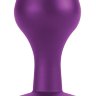 Фиолетовый анальный плаг Elegant Purple - 8,3 см.