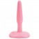 Розовая тонкая анальная пробка Butt Plug Pink Slim Small - 10,5 см.