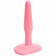 Розовая тонкая анальная пробка Butt Plug Pink Slim Small - 10,5 см.