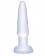 Прозрачная анальная пробка Beginners Butt Plug - 10,9 см.