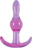 Фиолетовая анальная пробка Jelly Rancher T-Plug Wave - 9,7 см.