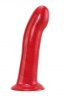 Красный дилдо Flare Flared Base Dildo - 14,6 см.