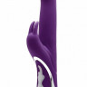 Фиолетовый перезаряжаемый вибратор Rechargeable Rabbit Purple - 23,5 см.