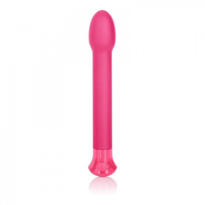Розовый вибромассажер Coco Licious Slender Tulip Vibes - 17 см.