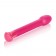 Розовый вибромассажер Coco Licious Slender Tulip Vibes - 17 см.