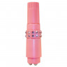 Розовая виброракета DIAMOND POCKET ROCKET - 10 см.