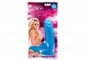 Синий фаллоимитатор на присоске Bree Olson Brees 7.5 Colossal Cock - 19 см.