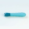 Шикарный голубой вибромассажер Ceres Lace Texture - Blue