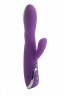 Фиолетовый перезаряжаемый вибратор RechargeableTulip Purple - 21 см.
