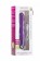 Фиолетовый перезаряжаемый вибратор RechargeableTulip Purple - 21 см.