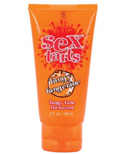 Оральный лубрикант с ароматом мандарина Sex Tarts Lube - 59 мл.