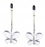 Зажимы для сосков с подвесками-бабочками Butterfly Clamps
