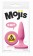 Розовая силиконовая пробка Emoji SHT - 8,6 см.