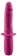 Розовый анальный фаллоимитатор ORGASM DRIVER с ручкой-ограничителем