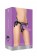 Фиолетовый страпон Deluxe Silicone Strap On 10 Inch - 25,5 см.