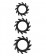 Набор из 3 эрекционных колец MENZSTUFF BUZZ SAW COCK RING SET
