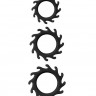Набор из 3 эрекционных колец MENZSTUFF BUZZ SAW COCK RING SET