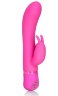 Вибромассажер Spellbound Bunny с загнутым кончиком - 17,8 см.