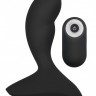 Черный массажер простаты с пультом N 79 Rechargeable P-Spot Stimulator