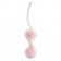 Нежно-розовые вагинальные шарики на сцепке Kegel Tighten Up I