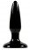 Чёрная анальная мини-пробка Jelly Rancher Pleasure Plug Mini - 8,1 см.