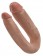 Двусторонний фаллоимитатор-мулат U-Shaped Large Double Trouble - 44,4 см.