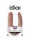 Двусторонний фаллоимитатор-мулат U-Shaped Large Double Trouble - 44,4 см.