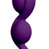 Фиолетовая анальная цепочка Bendybeads - 26,2 см.