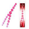 Розовые анальные бусы Crazy Pleasure - 32 см.