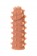 Насадка на фаллос с шипами и продолговатыми бугорками Extreme Sleeve 004 S-size - 12,7 см.