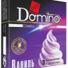 Ароматизированные презервативы Domino  Ваниль  - 3 шт.