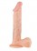 Телесный фаллоимитатор на присоске REALSTUFF DUO DENSITY DONG 9INCH - 22,9 см.