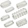 Набор из 7 насадок с различным рельефом 7 Piece Ring Set