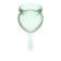 Набор зеленых менструальных чаш Feel good Menstrual Cup