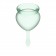 Набор зеленых менструальных чаш Feel good Menstrual Cup