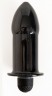 Чёрная водонепроницаемая вибровтулка - 12,5 см.